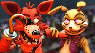 FNaF Glitchtrap vs Foxy