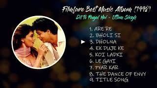 Dil To Pagal Hai Songs  Filmfare Best Music Album  Uttam Singh  1998  Audio Jukebox