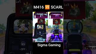 M416 VS SCARL DAMAGE TEST #bgmi #pubg #pubgmobile #bgmiindia #pubgindia #shorts