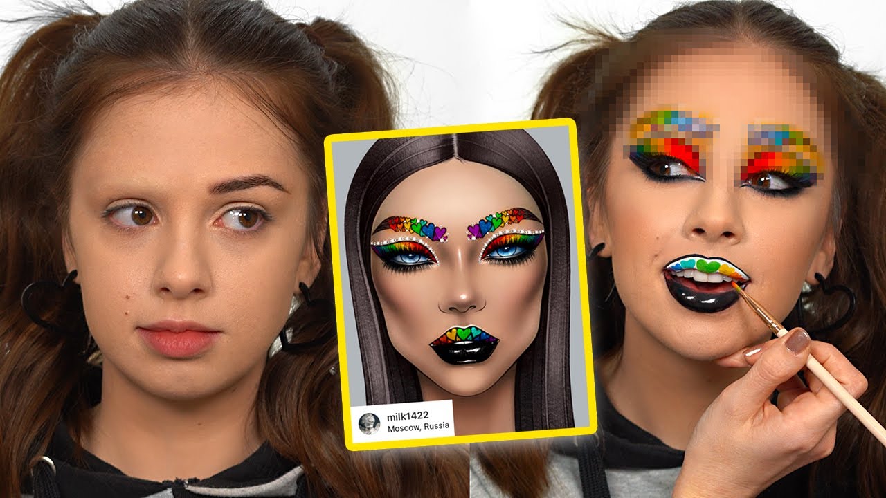 I Tried Recreating A Face Chart Youtube