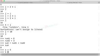 #2.13 Assignment Statement Python Programming for Beginners and Kids