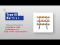 traffic barricades how to choose type 1 type 2 and type 3 barricade