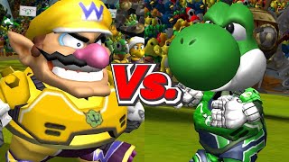 Mario Strikers Charged - Wario/Hammer Bros Vs.Yoshi/Koopa