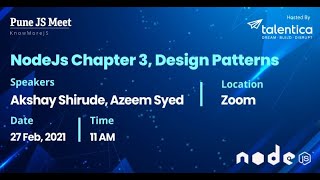 Nodejs Chapter 3 - Design Pattern