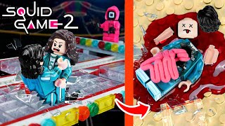 LEGO SQUID GAME: Glass Bridge Game Full Scene in LEGO | FUNZ Bricks