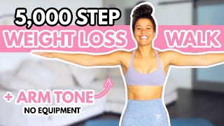 Toned Arms Indoor Walking Workout (No Equipment) 30 Mins | growwithjo