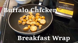 How to Make a Blazing Buffalo Chicken Breakfast Wrap