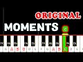 Moments (Voice Memo) by Tessa | Original Song PIANO Tutorial