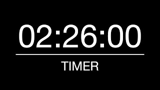 2 Hours 26 Minutes Timer/Countdown with Alarm - 146 Minutes