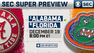 #1 Alabama vs #6 Florida: SEC Super Preview | CBS Sports HQ