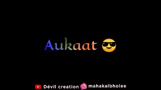 Par tu tode dil mera teri aukat nahi 😎 (villen song) whatsapp status video