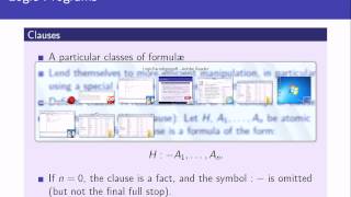 Programming Languages: The Logic Programming Paradigm - 2