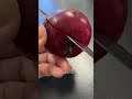 Fruit Cutting BLOOD PLUM 🍎😱 #shorts #satisfying #fruitcutting #fruit #food #youtubeshorts