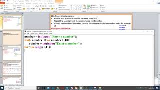 Task 227 - Range check validation