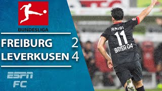 SUPERSTRIKE from Nadiem Amiri! Bayer Leverkusen highlights vs. Freiburg | Bundesliga