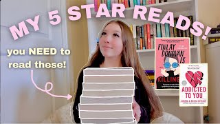 all the books I've given 5 stars 💫 *my favourite books ever!*