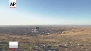 Raw: Smoke Rises Over Sinjar, Kurds Close In