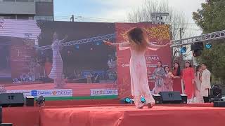 ベトナムテト祭りin難波宮 Xuân Quê hương 2025 2日目 ベトナムダンス 大阪ベトナム友好協会