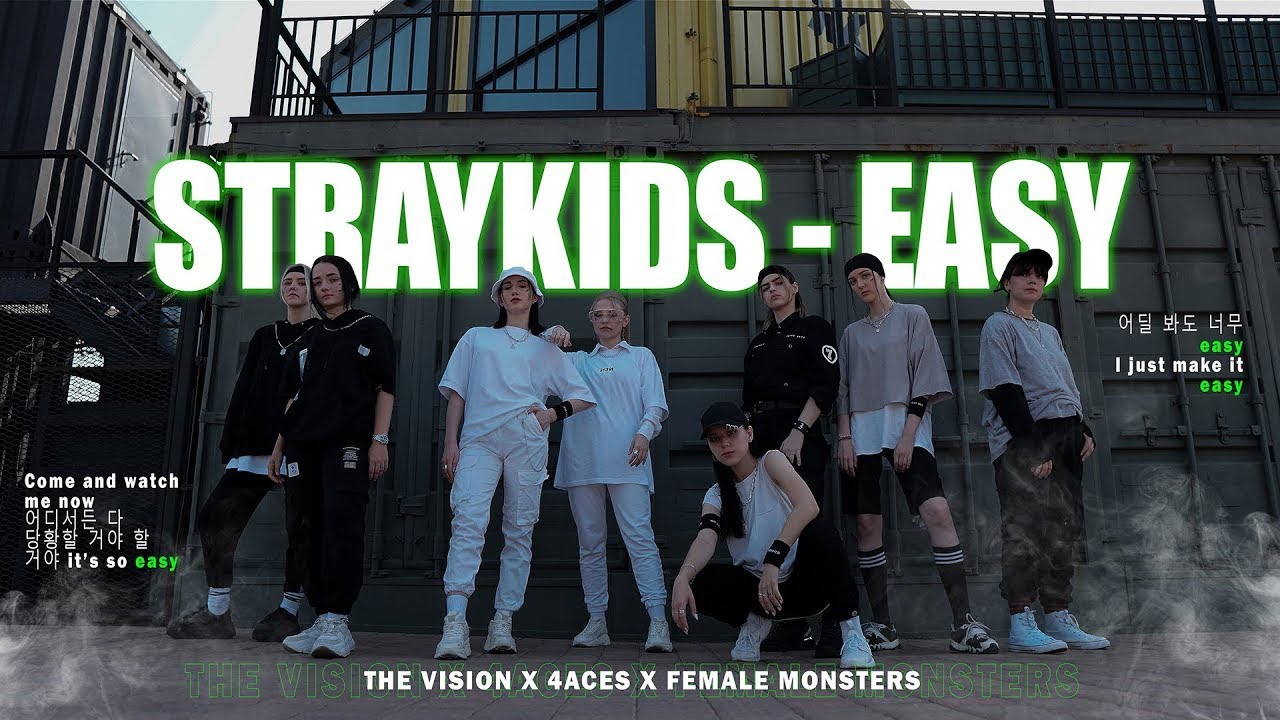 Stray Kids 스트레이 키즈 Easy M V Dance Cover By The Vision Youtube