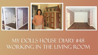My Dolls House Diary #48 ~ Working in the Living Room