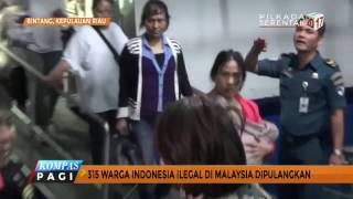 315 WNI Ilegal Ini Dideportasi dari Malaysia