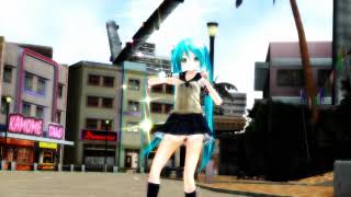 【制服あぴミク】Tell Your World【MMD PV】