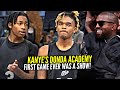 Kanye West Watches His High School's FIRST GAME EVER!! Donda Academy Ft Rob, JJ, Jahki, Zion & More!