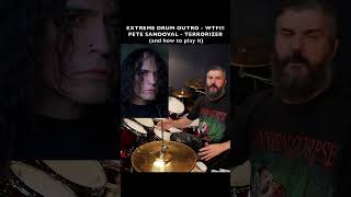 EXTREME DRUM OUTRO - PETE COMMANDO SANDOVAL - TERRORIZER - CAUSTIC ATTACK