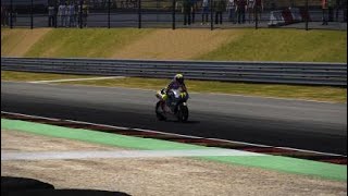 Motogp 17 - Olivier Jacque et Valentino Rossi en 250 cc au Sachsenring