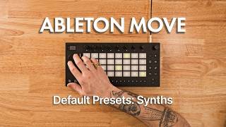 Every Default Synth Sound on Ableton Move