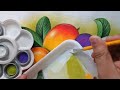 Frutas Pintura em Tecido Parte 2 - Aula 498 - Aprenda pintar manga, figos, goiabas e uvas