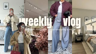 Weekly Vlog |  a rough week, bedroom makeover, groceries, decor shopping, \u0026 more | Faceovermatter