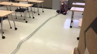 Destructive interference with a slinky