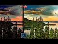 How To: Landscape Editing In Photoshop (2 Min) | Using Channels & Adjustment Layers