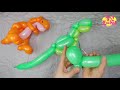 풍선아트 풍선공룡 티라노 balloon dinosaur t.rex