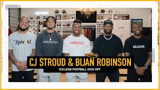 Ohio State's QB CJ Stroud & Texas' RB Bijan Robinson Kick Off College Football | The Pivot Podcast