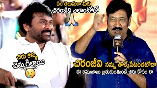 Chiranjeevi Eyes Gets Wet Over Actor Raghubabu Emotional Words | Brahmanandam | TeluguCinema Brother