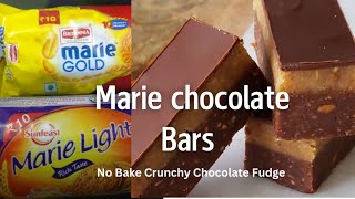 No -Bake Chocolate Crunch Bars|बिना बेकिंग, बिना मैदा- 10 मिनट में बनने वाले क्रंची चॉकलेट #newyear