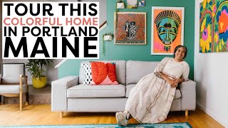 Tour this Muralist's Colorful Home in Portland, Maine | Home Tour | HGTV Handmade