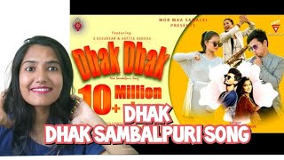Dhak Dhak Sambalpuri Song Reaction Review |