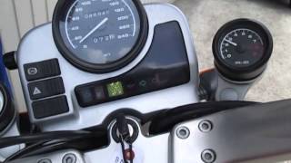 BMW　R1100R　エンジン始動確認