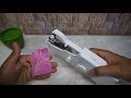 unboxing handheld sewing machine chilindo