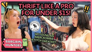 Thrift Like A Pro For Under $15! | Bargain Hunters EP1