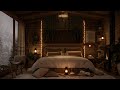 Cozy Winter Cabin Ambience For Sleep | Relax and Fall Asleep with Gentle Snowfall & Crackling Fire