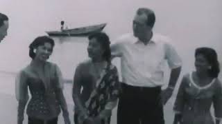 1958.John Wayne visited Singapore and our local film stars too.(No Audio)