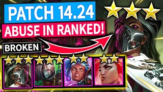 ABUSE THIS BROKEN RENATA 3 COMP in RANKED! - Set 13 Meta | TFT Patch 14.24 | Teamfight Tactics Guide