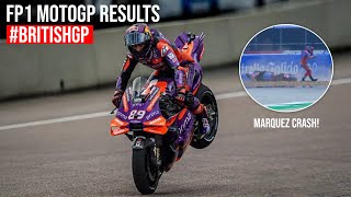 FP1 MotoGP Results | FP1 MotoGP British 2024 | FP1 FP2 #BritishGP