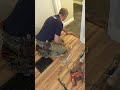 How to transition a thick tile floor