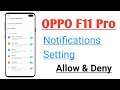 OPPO F11 Pro Notification Setting Setup