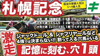 札幌記念 2023【調教/予想】ここで狙わなくてどうする！？驚異の仕上がりを見せる「☆あの馬」の出番だぞ！